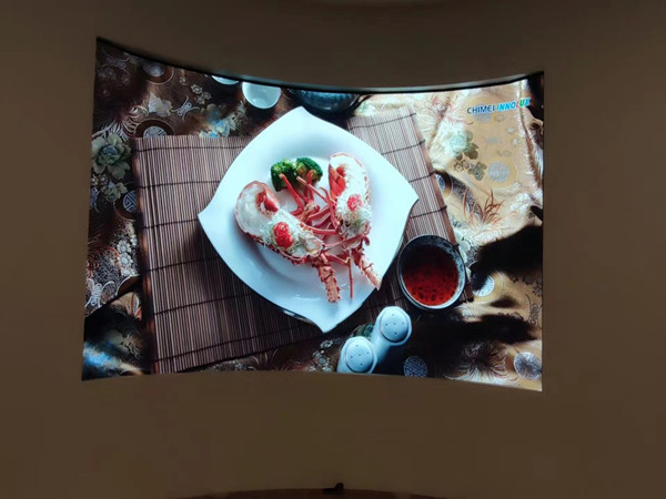 涉县室内P2.5弧形LED屏